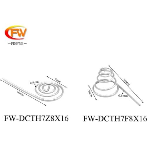 10 pair/lot AAA battery box spring positive and negative contact 8x16MM