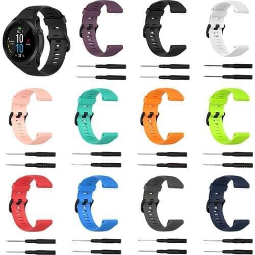20mm Watchband For Garmin Fenix 5 For Forerunner 945 935 Silicone Band Fenix5 Watch Easyfit Silicone Replacement Wrist Strap