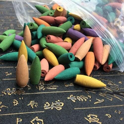 Mixed 20Pcs Big 3.5cm Natural Reflux Tower Incense Incense Cone