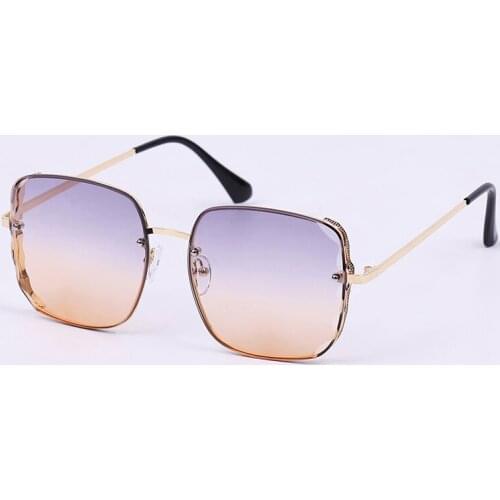 Imitation Sunglasses Women Driver Vintage Purple Square Sunglass cool Luxury Brand Sun Glasses Designer shape Fashion Eyewear