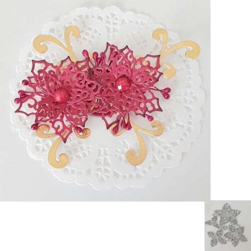 New Flowers Die Cutting Metal Stencil Template for DIY Embossing Paper Photo Album Gift Cards Making Scrapbooking Dies 2021