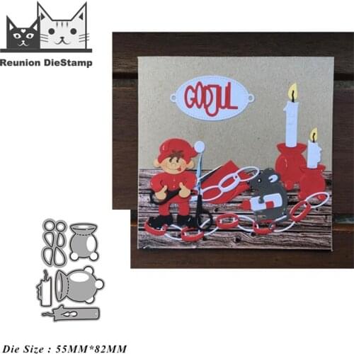 Reunion New Design Craft Metal Die Cuts Candle holder Cutting Die Scrapbooking Album DIY Paper Card Handmade Embossing Stencils