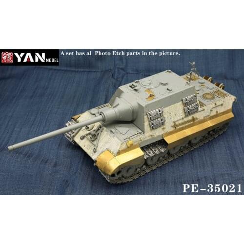 Yan Model PE-35021 1/35 Jagdtiger Porsche Production Detail Up Set for Takom8003