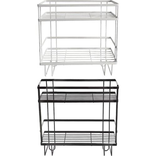 Iron Over Toilet Rack Storage Shelf Cabinet Toliet Paper Organizer Shelves