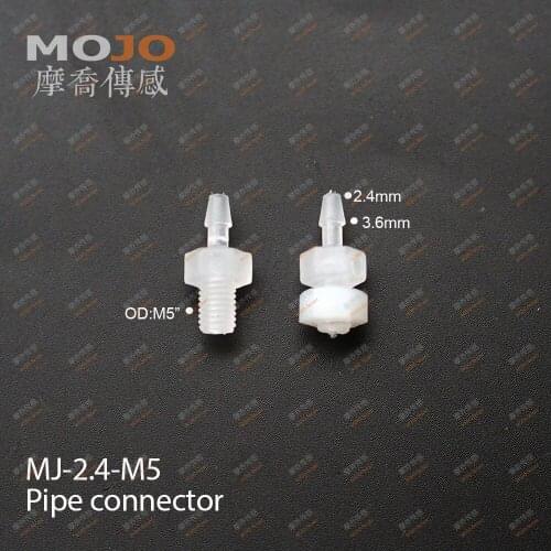 2020 Free shipping!!MJ-2.4-M5 straight nozzle connector (100PCS/LOTS)