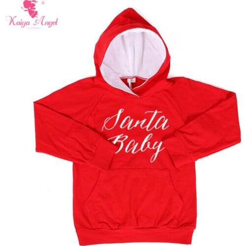 2020 Kaiya Angel Hot Kids Long Sleeve Christmas Hooded Jackets Spring Winter Autumn Baby Girl Boy Clothes Toddler Outerwear Coat