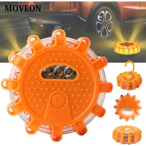 2021 USB Charge Magnetic Emergency Safety Light Car Beacon Lamps Road Flares Rescue Light LED Strobe Warning Light Work Lighting