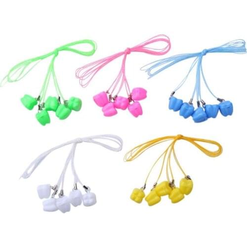 5pcs Cute Tooth Shape Milk Teeth Box Childrens Souvenir Save Baby Tooth Box Kids Tooth Mini Storage Boxes Collecting Container