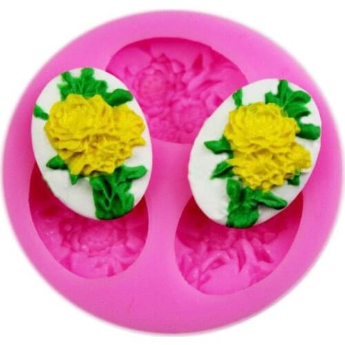 Sun Flower Sunflower Fondant Silicone Cake Molds Fondant Decoration Soap Chocolate Mould Cake Mold Cake Tools