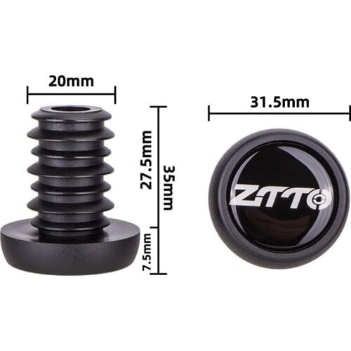 Cycling Handlebar End Plug Components 35mm*20mm MTB Lightweight 1 Pair