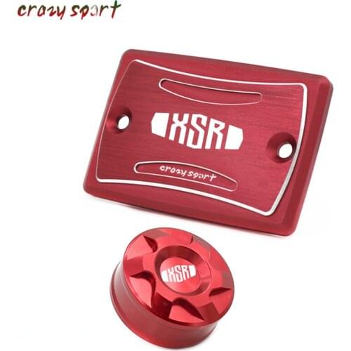 Front &Rear Brake Fluid Reservoir Cover For YAMAHA XSR XSR700 XSR900 2016-2019 Motorcycle Master Cylinder Accessories 700 900