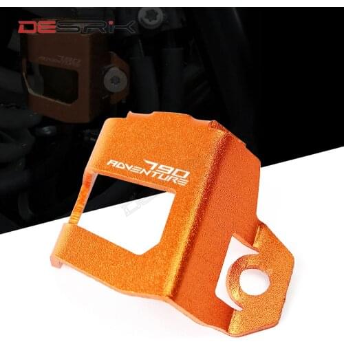 Motorcycle CNC Aluminium Rear Fluid Reservoir Guard Cover Protector For KTM 790 Adventure 790Adventure S R 2019 2020 2021
