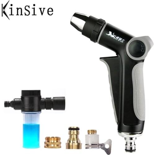 Portable High-pressure Water Gun For Cleaning Car Wash Machine Outdoor Garden Water Hose Nozzle Foam Pot Sprinkler dropshipping