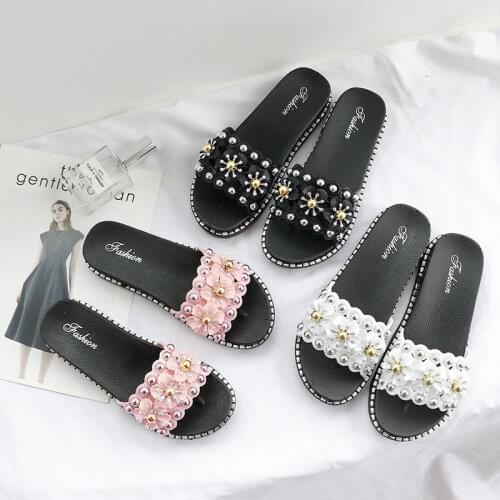 Women Slippers Flip Flops Toe Sandals String Bead Slippers Sandals Platform Comfortable Summer Slippers Women Zapatillas Mujer