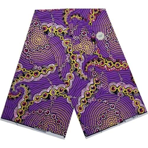 Ankara Fabric African Real Grand Wax Print 100%Soft Cotton High Quality Sewing Material For Dress Fabrics By The Meter GW 700