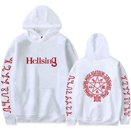 Hellsing Hoodie Men Women Sweatshirts Anime Tracksuit Harajuku Fashion Streetwear Japanese Comic Fashion Clothes Unisex Pullover