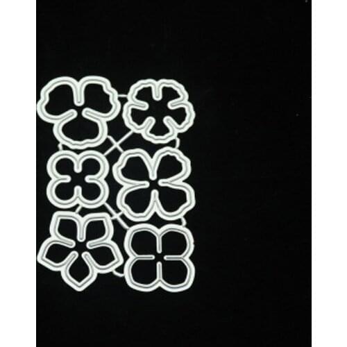 Cutting dies Scrapbooking Dies Metal Flower Stitched Cutting Dies Craft Embossing Stamp Stencil Paper Card Making Template DIY