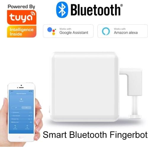 Bluetooth Compatible Tuya Smart Fingertip Robot Finger Robot Smart Switch Smart Home Control Works With Alexa Google Home