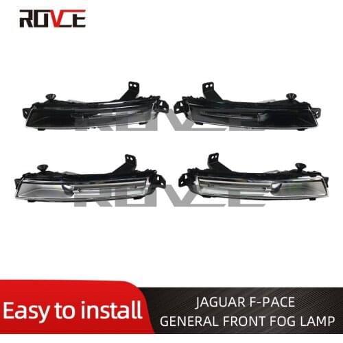 Universal Car Styling Head Fog Lights Modified For Jaguar F-PACE, LR082053-B LR082056-B T4A6239-A T4A6242-A