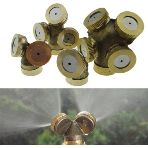 1/4inch M14x1.5 Brass Agricultural Mist Spray Nozzle 180 Degree Internal Thread Garden Water Sprinkler Irrigation Spray Nozzle