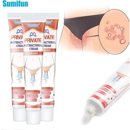 1pcs Private Antibacterial Cream Anti-Inflammatory Vaginal Penis Armpit Anti-Itching Eczema Dermatitis Herbal Medical Ointment