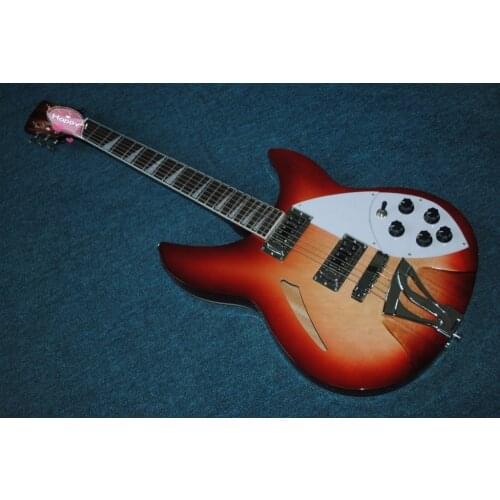2019 New + Factory + 6 strings rickenback 360 electric guitar 6 string ricken 330 guitar free shipping cherry burst guitar
