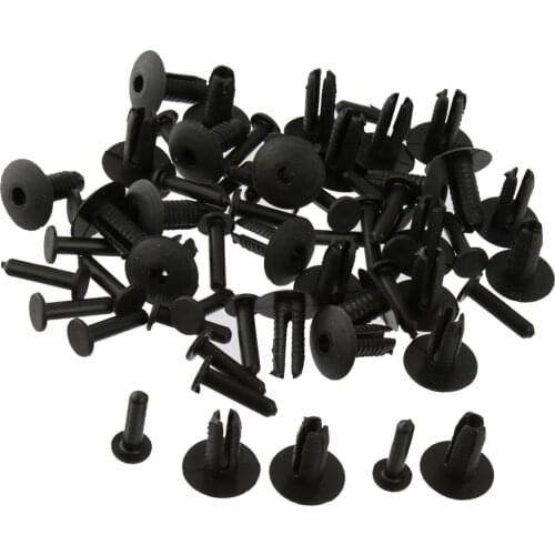 60x Bumper Mount Rivet Body Trim Clip For BMW E30 E36 E46 E39 E38 Z1