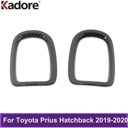 Car Accessories For Toyota Prius Hatchback 2019 2020 Inner Front Side Air Conditioning Outlet Vent Trim Cover Sticker