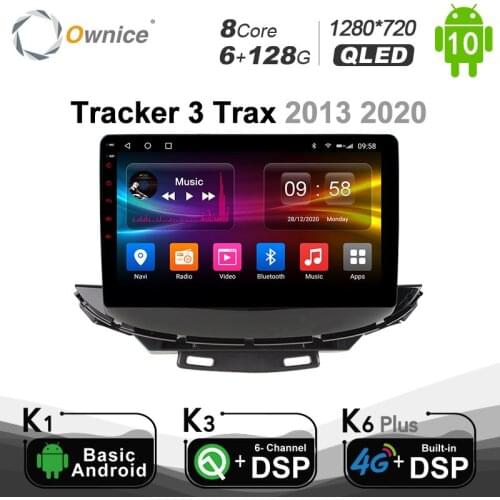 Carplay PX6 DSP 8Core Android 10.0 Car DVD Player Navigation GPS For Chevrolet Tracker 3 Trax 2013-2020 4G LTE Multimedia Radio