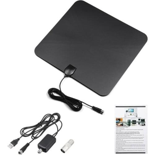 Digital ATSC/DVB-T2 Antenna TV HD 4K Antena Digital Indoor HDTV 1080p Amplifier