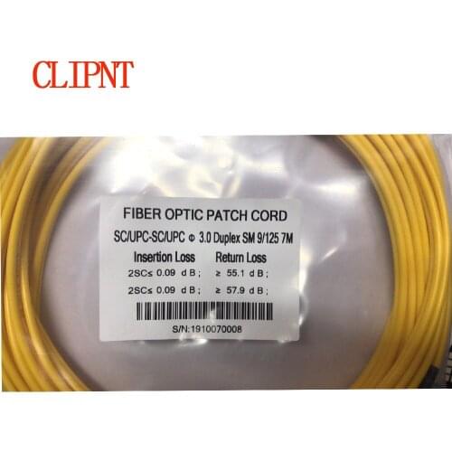 SC Double Line Optical Fiber Cable For hoson Printer Board 7meter square head