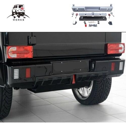 G class w463 G63 G500 B style rear bumper for w463 G350 G500 G63 G65 to B style rear bumper high quality PU material
