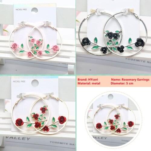 Серьги-кольца HYceri China At AliExpress