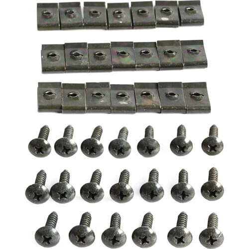 Mortorcycle M4 Fairing Bolts Push Clips Kit Fasteneers Body Screws Hardware Sets