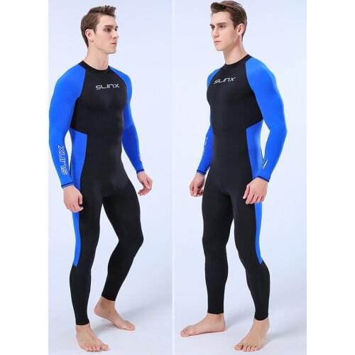 Mens Full Body Wetsuit Men Neoprene Long Sleeves Dive Suit - Perfect For Swimming/scuba Diving/snorkeling/surfing Orange #GH