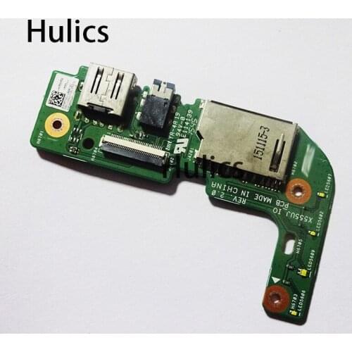 Hulics Original For ASUS X555 X555U X555UJ_IO USB AUDIO CARD READER BOARD With Cable REV:2.0 REV 2.0