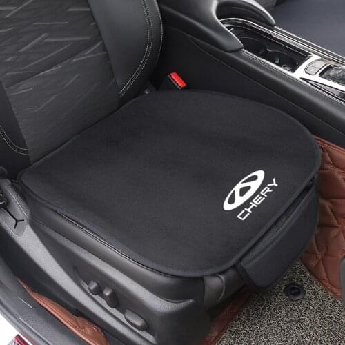 Car Seat Cushion Non-Slip Cover Ice silk Velvet Plush For CHERY TIGGO 3 4 5 7 PRO 8 Accessories