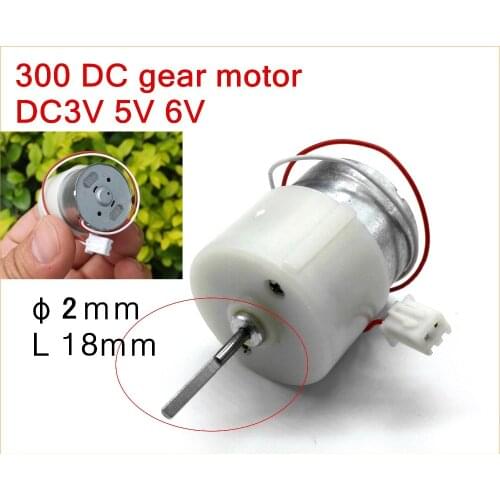 300 DC gear motor,DC3V 5V 6V electromotor,DIY Toys