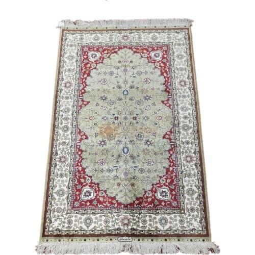 Seeykeep™ 2.5x4ft Rectangle Pure Silk Handknotted Oriental Rug-SK3036049