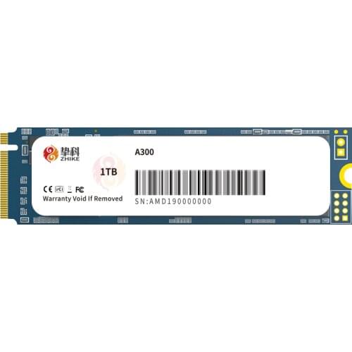 Intel NAND Flash ZHIKE A300 256gb 512gb 1tb m.2 SSD NVMe 2280 PCIe Hard Disk Desktop Laptop Hard Disk PC