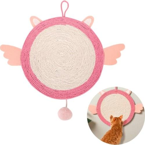Cat Kitten Scratcher Pad Mat Sofa Furniture Protector with Thick Bottom Cat Claw Care Pad Floor Scratch Rug Cat Toy Pet Supplies