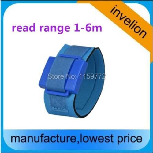 Factory Low Cost Swimming Pool Waterproof RFID Wristband With 860-960Mhz single chip for timing system