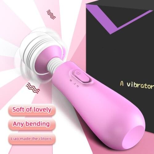 AV Vibrator Wand Sex Toy To Woman G-Spot Strong Variable Frequency Vibration 360 Rotation Waterproof Clitoris Stimulator Massage