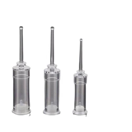 1ML 2ML 3ML 5ML clear plastic airless bottle break top bottle for sample test/lotion/emulsion/serum/essence/skin care packing