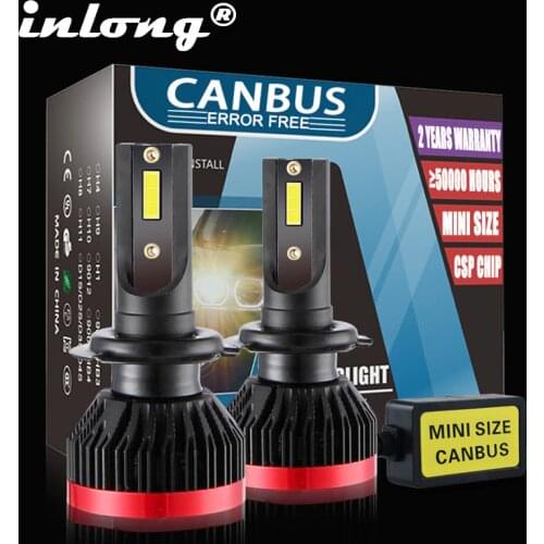 2Pcs H7 Led Canbus lampada H1 H4 Car LED Headlight Bulbs H11 LED H8 H9 HB3 9005 HB4 9006 Lamps 6000K 12000LM Auto Led Fog Lights
