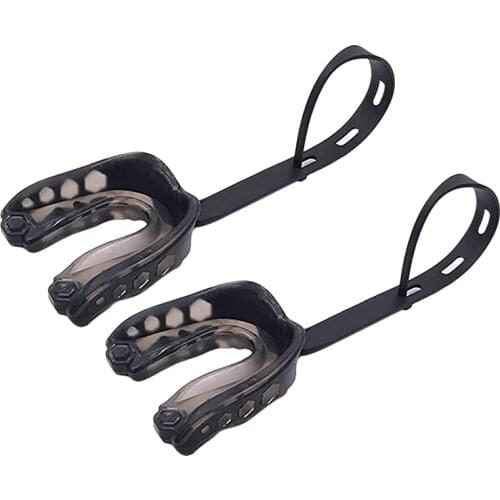 2Pcs Football Mouth Guard with Strap,Soft Youth Mouth Guard Football Mouthpiece,Sports Mouth Guard for Boxing,Rugby