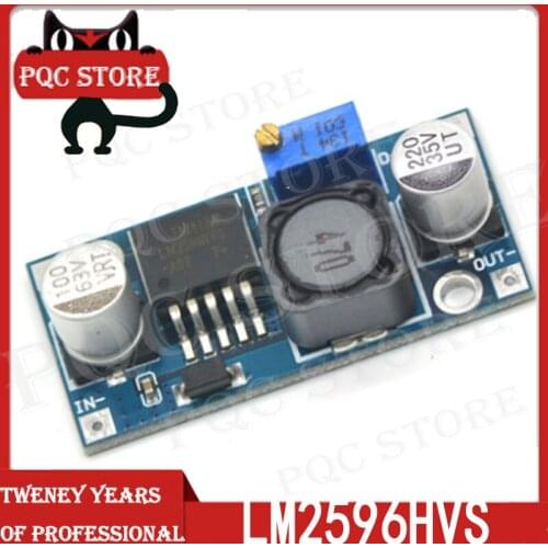 5PCS LM2596HVS power module DC-DC BUCK 3A adjustable buck high voltage 48V input DC-DC buck electric vehicle voltage regulator