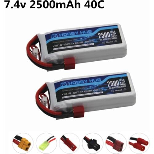 7.4v Lipo Battery For Wltoys 12428 12423 1:12 Syma X8C X8W X8G X8 RC Quadcopter Car Parts 7.4 V 2500mAh 903480 Toys Battery