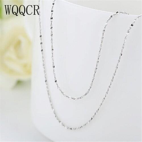 5PCS 925" STAR" Sterling Silver Chain Necklaces Gypsophila Necklace Jewelry Lovers Gift Mothers Days Charm Elegant Wholesale
