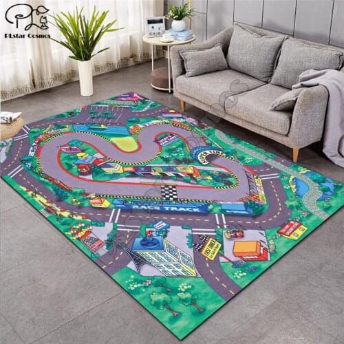Fantasy fairy Cartoon Kids baby Play Mat Board Game Large Carpet for Living Room Cartoon Planet Rugs Maze princess castle -2